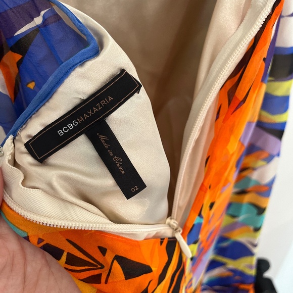 BCBG MaxAzria Fun Colorful Maxi with Cut-outs, Siize 2 - Picture 5 of 8